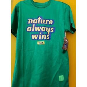 Vast Nature Always Wins Short Sleeve Shirt Small New NWT A129 Excellent Nice